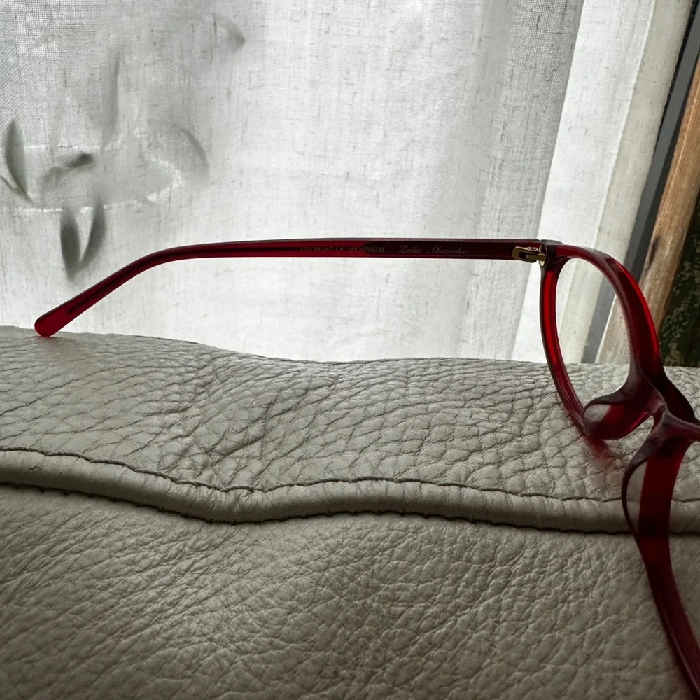Shevoke red maroon cherry Zulu blue light glasses - Picture 8 of 10